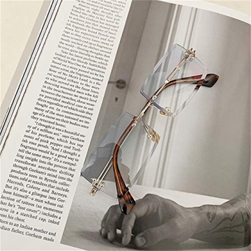 Trendy Dollger Rimless Rectangle Sunglasses for Everyone