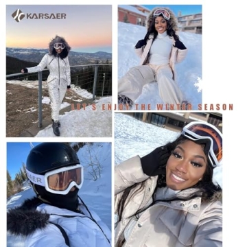 Karsaer Ski Goggles Anti-Fog with 100% UV Protection