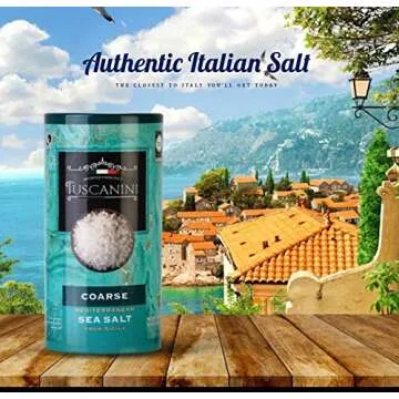 Tuscanini Coarse Mediterranean Sea Salt for Cooking and Bathing