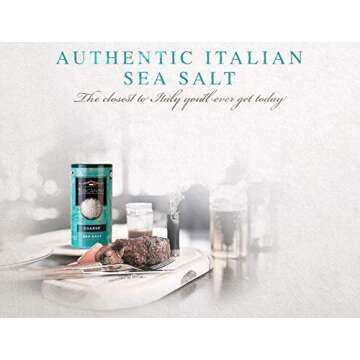 Tuscanini Coarse Mediterranean Sea Salt for Cooking and Bathing