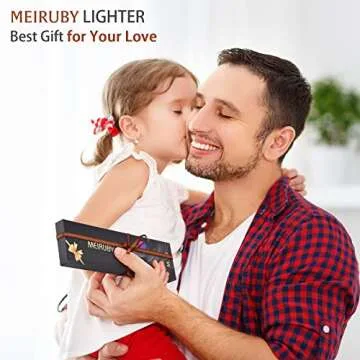 MEIRUBY Electric Candle Lighter (USB Rechargeable Arc Windproof Flameless ), Mothers Day Gifts for Women Mom Nana Wife Sister Nana Men Dad Boyfriend