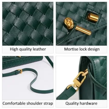 Elegant JYG Woven Handbag for Women - Versatile Fashion Accessory