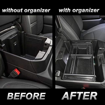 JKCOVER Center Console Organizer for Chevy Silverado & GMC Sierra