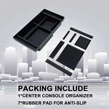 JKCOVER Center Console Organizer for Chevy Silverado & GMC Sierra