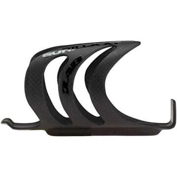 XLAB Gorilla XT Carbon Water Bottle Cage for Triathlon and Road Bikes 14 pounds of Grip Force – Matte Black