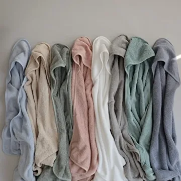 mushie Baby Hooded Towel | Organic Cotton (Blush)