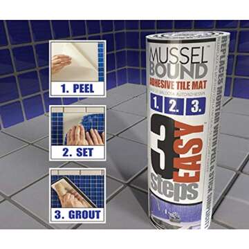Effortless MusselBound Tile Adhesive for Easy Installation