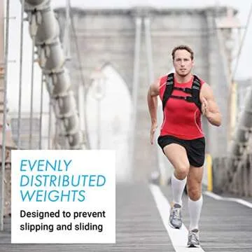 Aduro Sport Weighted Vest Workout Equipment, 4lbs/6lbs/12lbs/20lbs/25lbs Body Weight Vest for Men, Women, Kids (16 Pounds (7.26 KG))