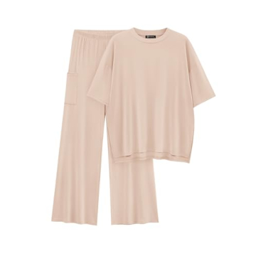 PRETTYGARDEN Women's Soft Knit 2-Piece Lounge Set - Comfort & Style