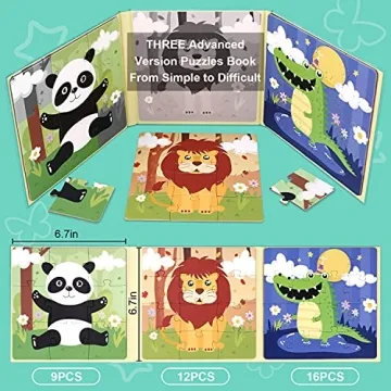 Magnetic Puzzles for Kids Ages 2-4 for Fun Learning