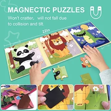 Magnetic Puzzles for Kids Ages 2-4 for Fun Learning