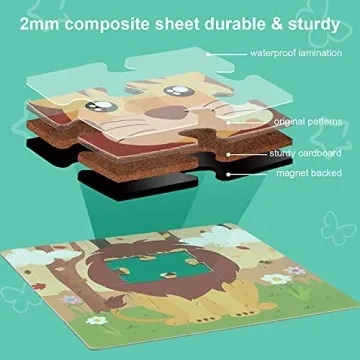 Magnetic Puzzles for Kids Ages 2-4 for Fun Learning