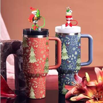 Silicone Straw Covers for Stanley Cup | 4Pcs Set