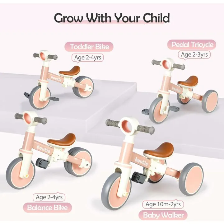 Tricycle for Toddlers 1-3 | Safe 4 in 1 Balance Bike