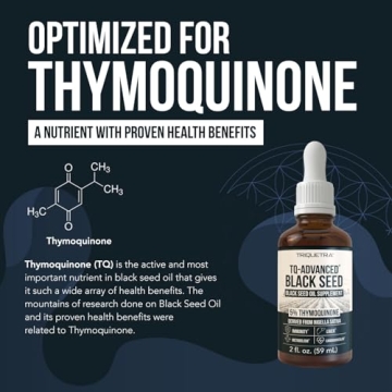 TQ-Advanced Black Seed Oil with 5% Thymoquinone - Health Booster