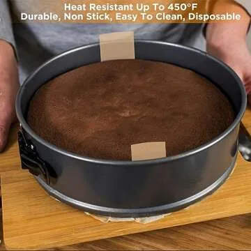 GeeRic Non-Stick Baking Parchment Paper - 100 Pcs, 9 inch