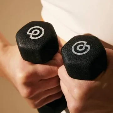 Pvolve Lightweight 2lb Neoprene Dumbbells for Home Fitness