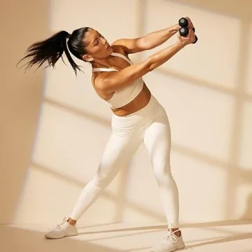 Pvolve Lightweight 2lb Neoprene Dumbbells for Home Fitness