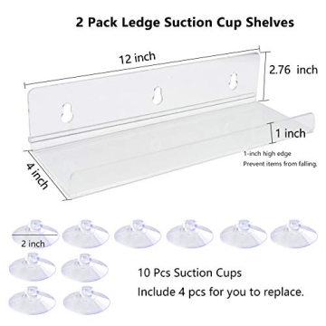 Tree 12 Inch Window Shelf for Indoor Plants - 2 Pack