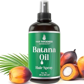 Batana Oil from Honduras with Black Castor – Batana Hair Growth Spray, Moisturizing, Thickening & ...