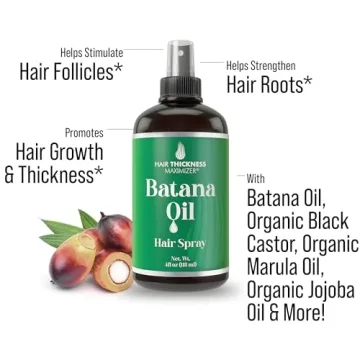 Batana Oil Hair Growth Spray for All Hair Types