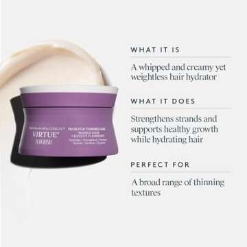 Virtue Flourish Mask for Thinning Hair | 5 oz