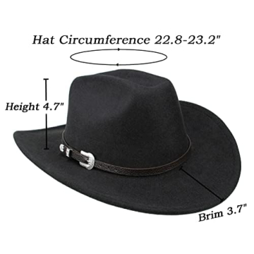Stylish Roll Up Cowboy Hat for Men & Women