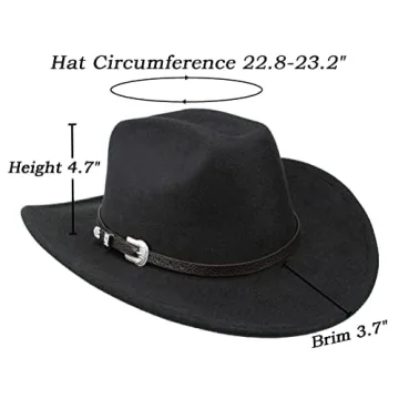 Stylish Roll Up Cowboy Hat for Men & Women