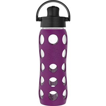Lifefactory Durable 22-Ounce Glass Water Bottle