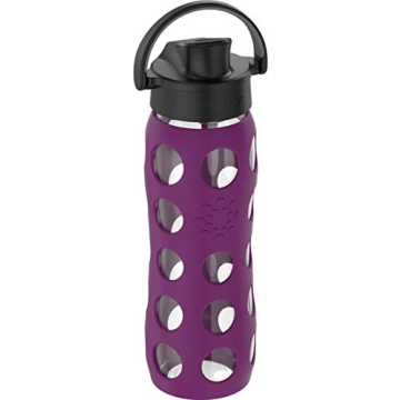 Lifefactory Durable 22-Ounce Glass Water Bottle