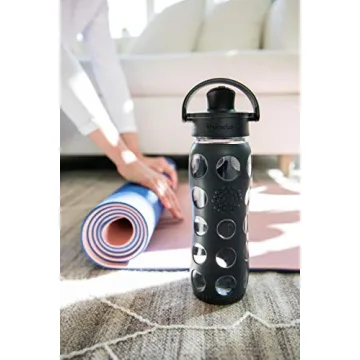 Lifefactory Durable 22-Ounce Glass Water Bottle