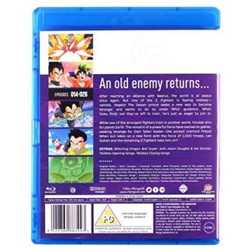 Dragon Ball Super Season 1 Part 2 Blu-ray with Episodes 14-26 - Must-Have for Fans!