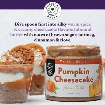 Pumpkin Cheesecake Almond Butter – Gluten Free Delight