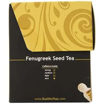 Buddha Teas Fenugreek Seed Tea, Organic & Dioxin-Free