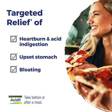 Boiron Acidil On The Go Travel Essential for Relief of Acid Reflux, Heartburn, Indigestion, Bloating...