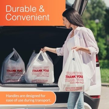 Reli. Plastic Bags Thank You 1050 Count for Grocery Use
