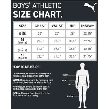 PUMA Boys' T-Shirt - 2 Piece Short Sleeve Graphic Tee and Athletic Crew Socks - Matching Shirt and Socks for Boys (S-XL), Size X-Large, White/Black