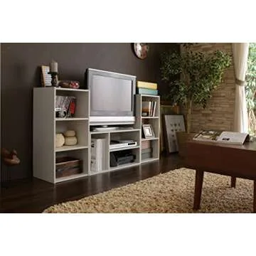 IRIS Versatile 3-Cube Modular Storage Box in White