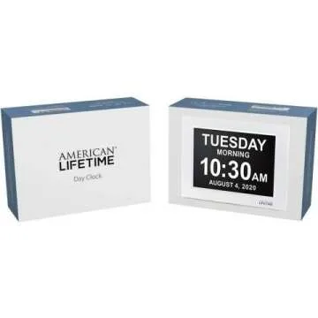 Large Digital Dementia Clock for Seniors - 2023 Model