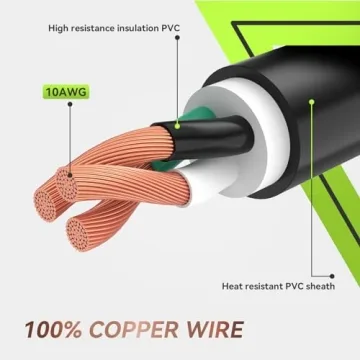 RVMATE 30 Amp Generator Extension Cord 100 Feet