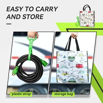 RVMATE 30 Amp Generator Extension Cord 100 Feet