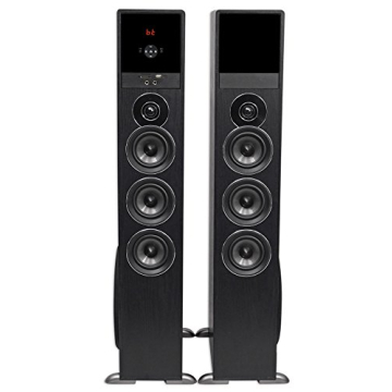 Rockville TM150B Tower Speakers with 10" Sub and Bluetooth