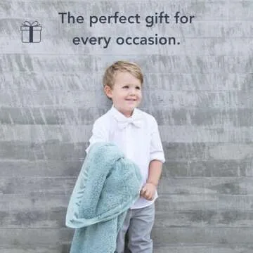 Little Giraffe Chenille Baby Blanket - Soft & Stylish Gift