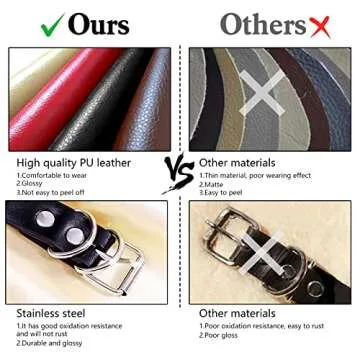 MJartoria Gothic Jewelry-Artificial Leather Choker Goth Necklace for Women Adjustable Punk Rock Gothic Heart O-Ring Choker Collar Necklace