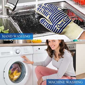 Premium Heat Resistant Oven Gloves for Grilling and Baking