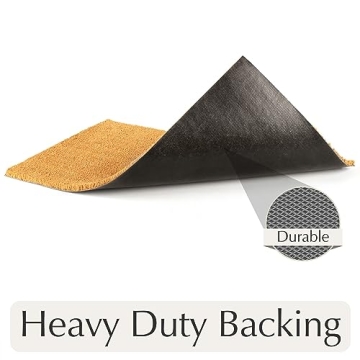 Emerson Coir Doormats 2-Pack Elegant Outdoor Mats