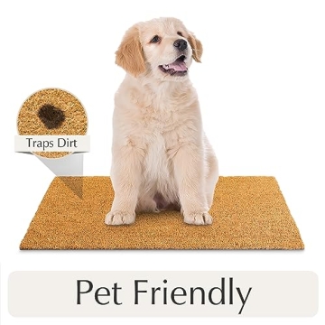 Emerson Coir Doormats 2-Pack Elegant Outdoor Mats