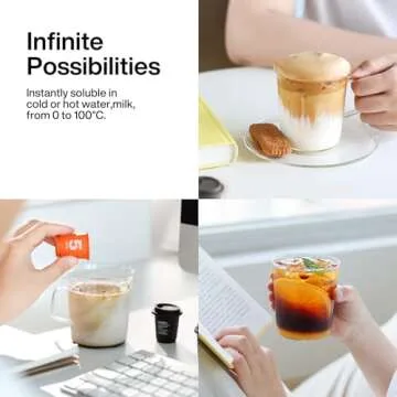 SATURNBIRD Coffee Instant Cold Brew - Light, Medium, Dark Roast Variety Pack, 6 Roast Levels (NO.1-6), 100% Arabica with DIAMONDUST Technology, 24 Single Serves Perfect for Iced Coffee