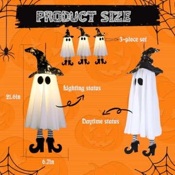 Spooky Hanging Spirits Lights for Halloween Decoration