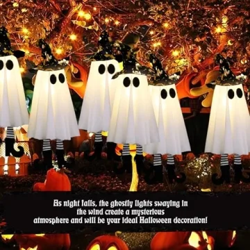 Spooky Hanging Spirits Lights for Halloween Decoration